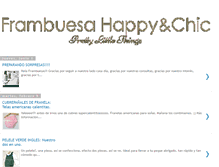 Tablet Screenshot of frambuesahappy.com